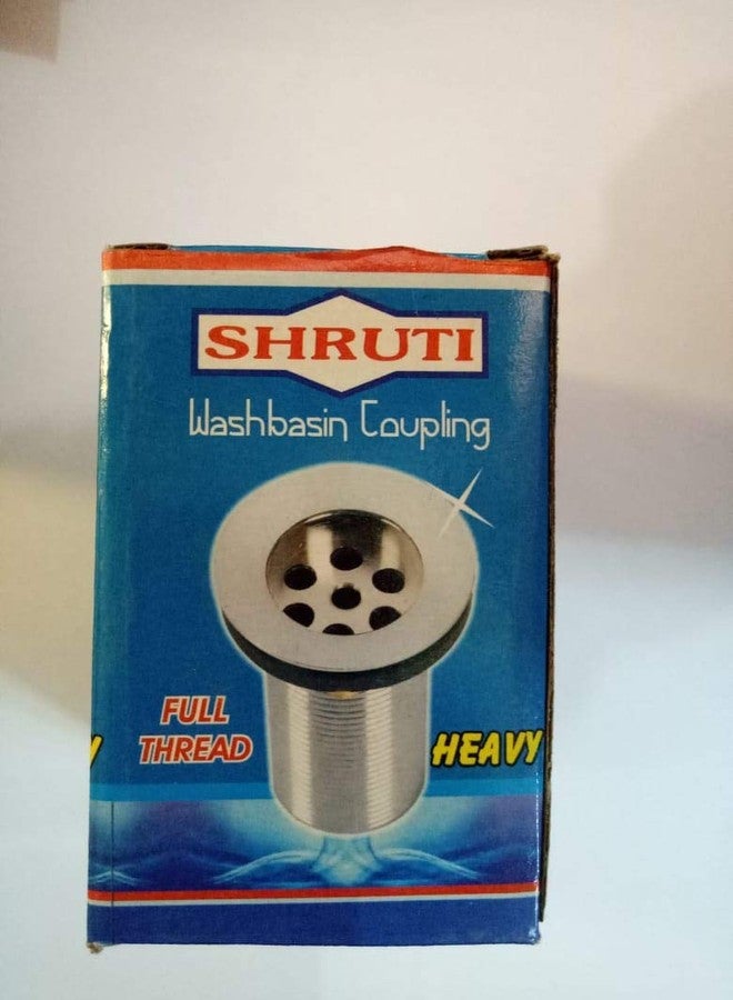 SHRUTI 1803 Brass Heavy Duty Full Thread Wash Basin Waste Coupling (Metallic) - Image 4